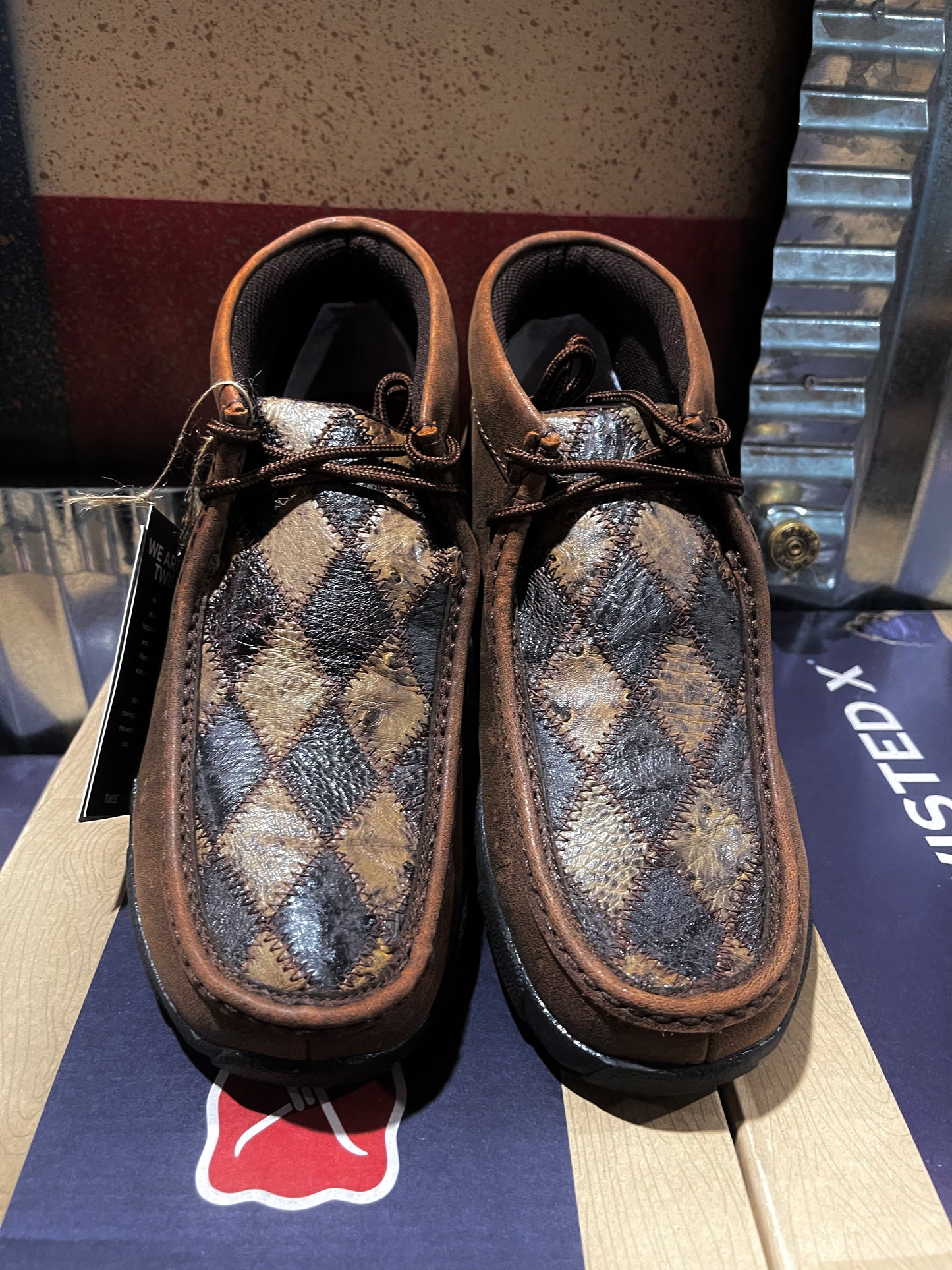 Chocolate Brown Twisted X Shoes