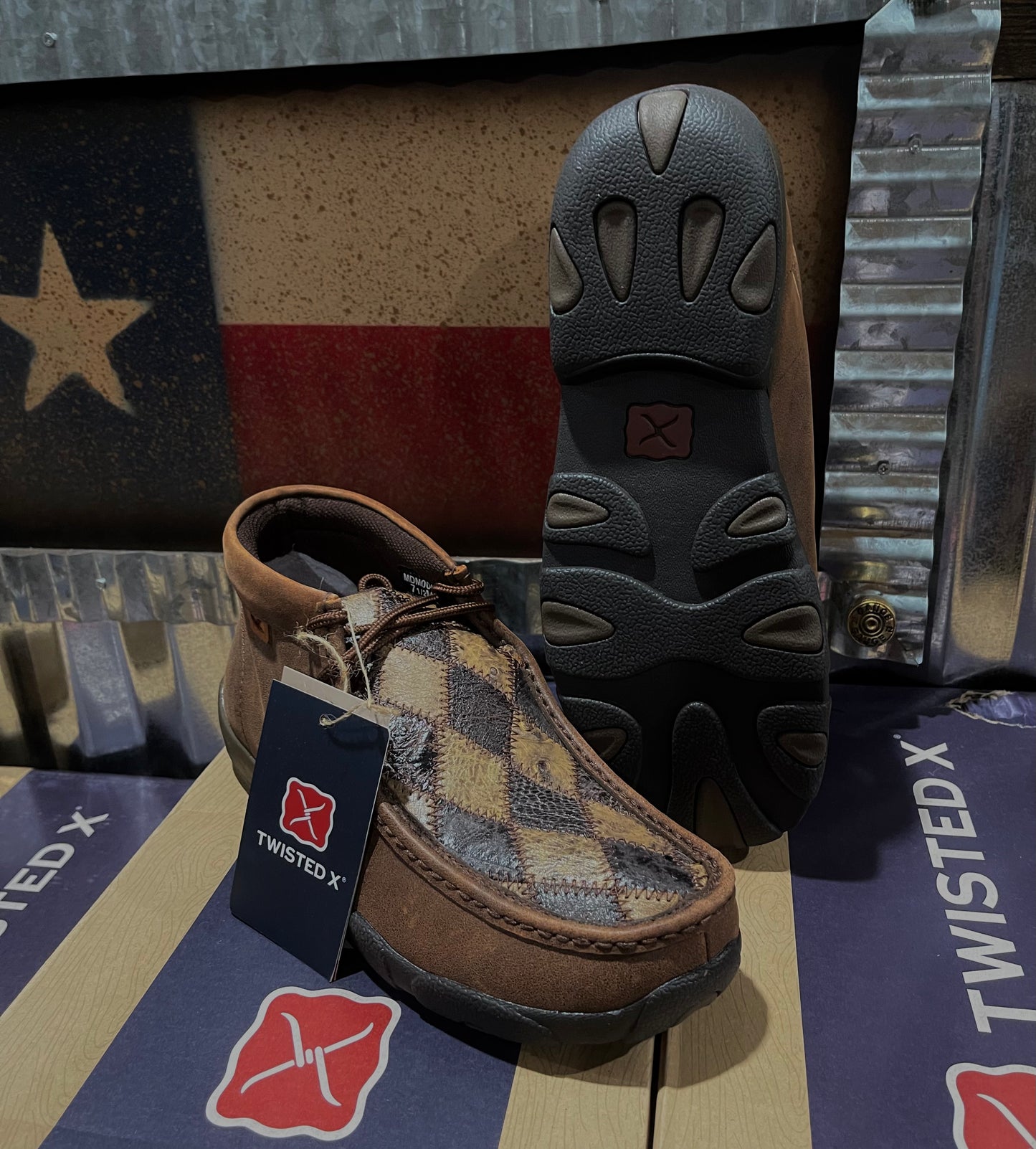 Chocolate Brown Twisted X Shoes