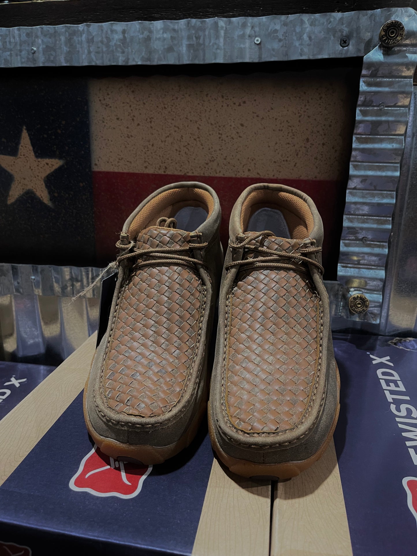 Sand Brown Twisted X Shoes